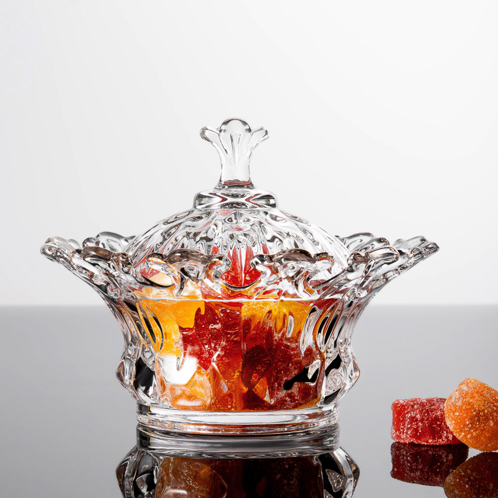 VETTA Конфетница с крышкой 260мл, 16.5х12см, стекло - #16