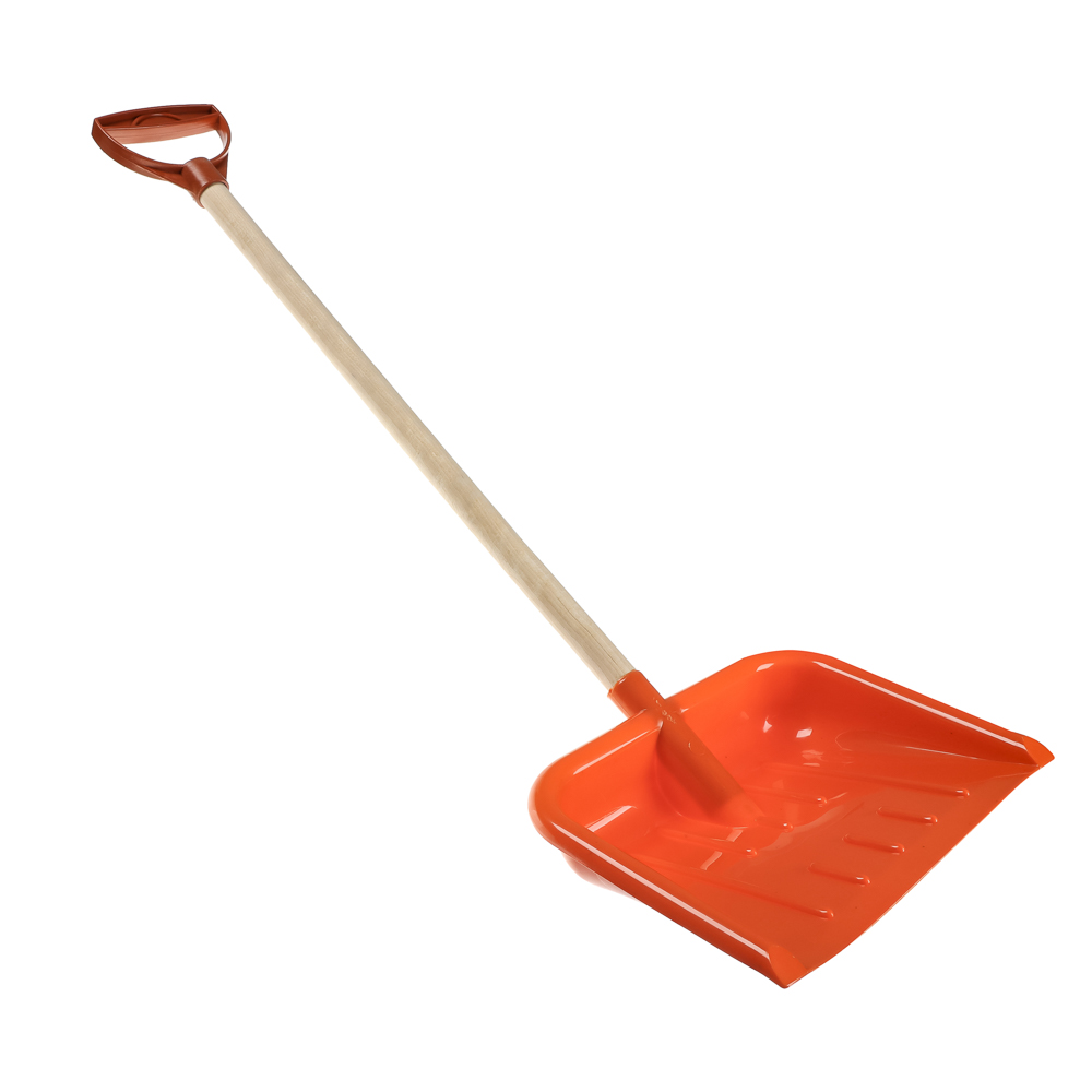 Лопатка пластмассовая с деревянным черенком 80см, РДП80 - #6