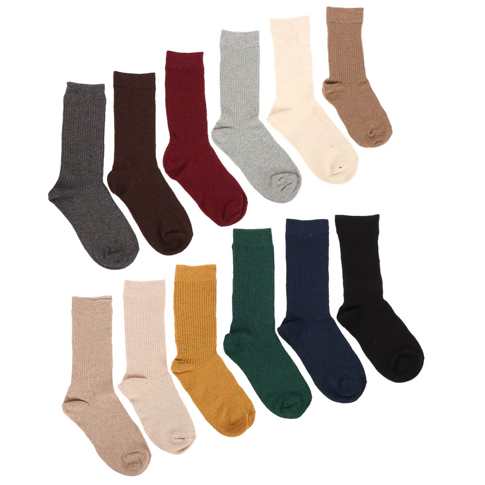 Носки женские "полушерсть" в рубчик, 65% полушерсть, 15% акрил, 10% спандекс, 10% эл, р. 36-39 - #4