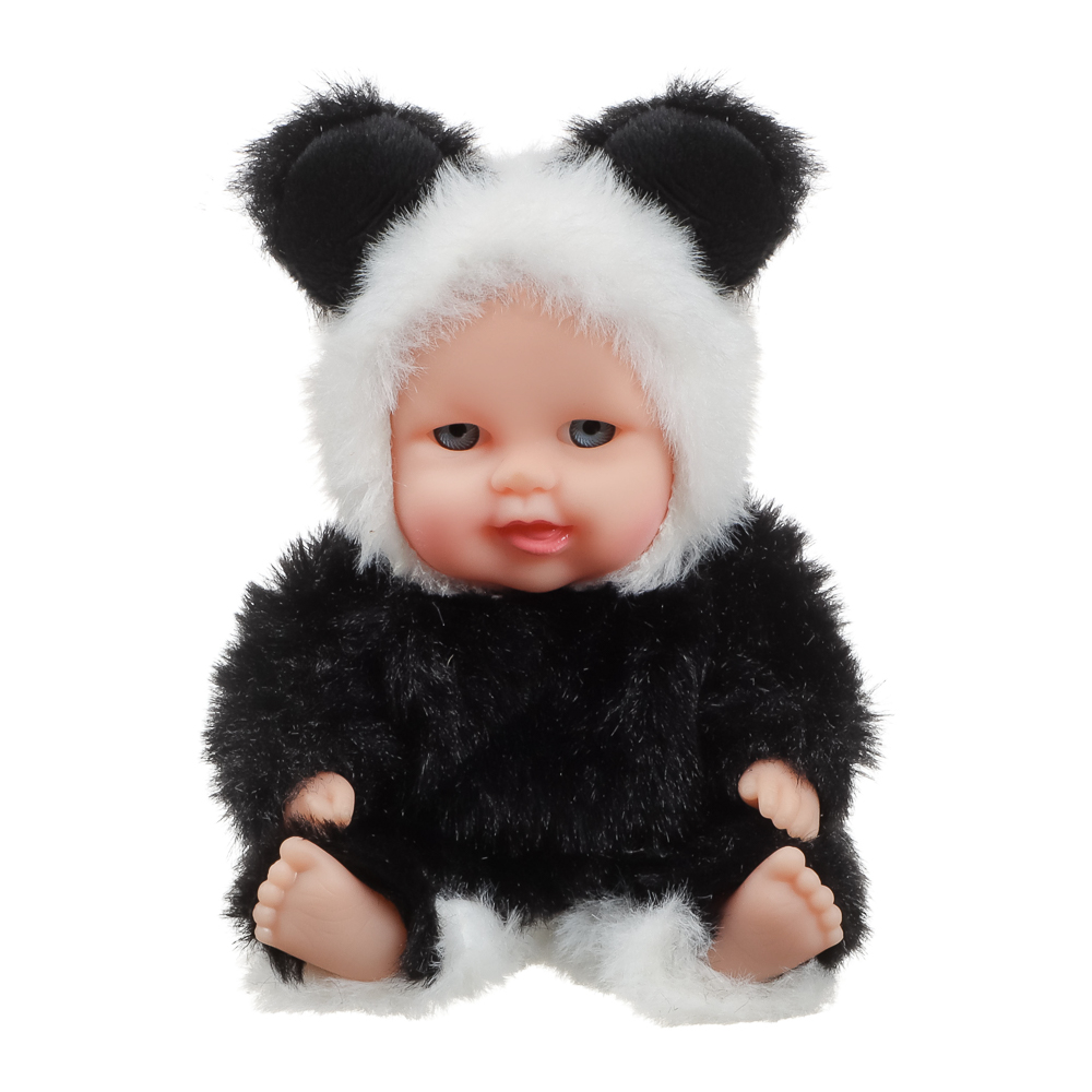 ИГРОЛЕНД Пупс в кигуруми 12 см, PVC, PP, полиэстер, 10,2х5х17 см - #36