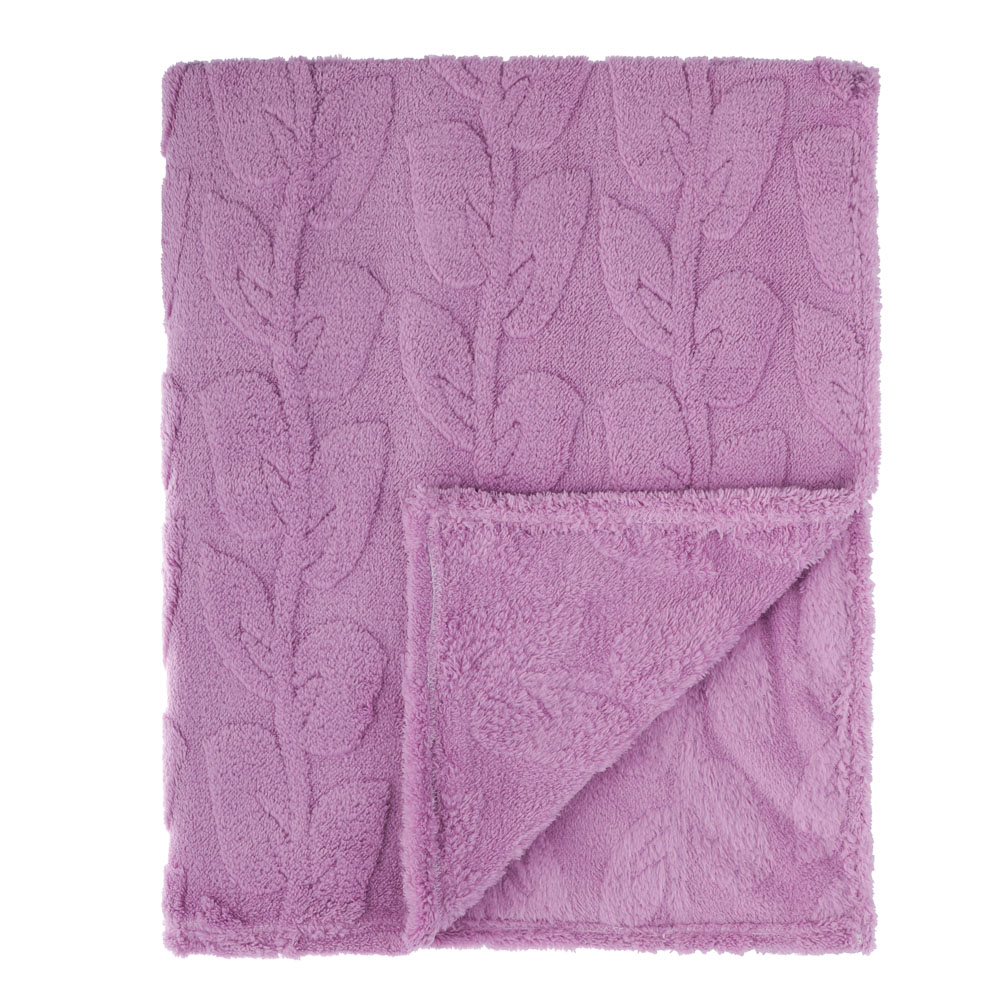 PROVANCE Ботаника Плед с узором 130х170см, 100% полиэстер, 3 цвета - #1