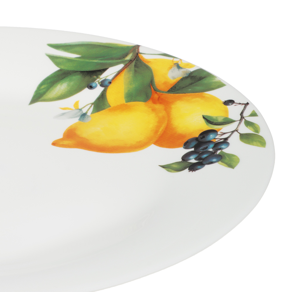 MILLIMI Лимоны Тарелка подстановочная, опаловое стекло, 25см - #3