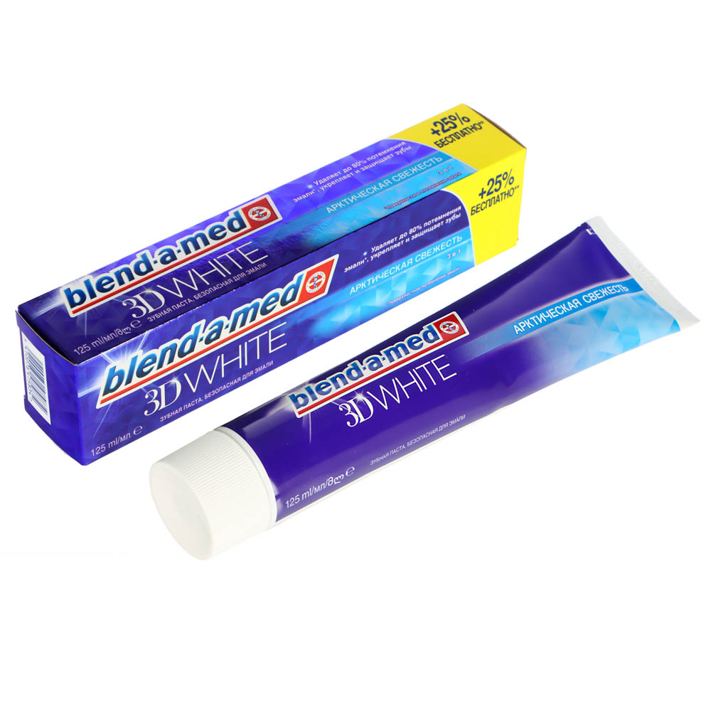 Зубная паста Blend-a-med "3D White", 125 мл - #1