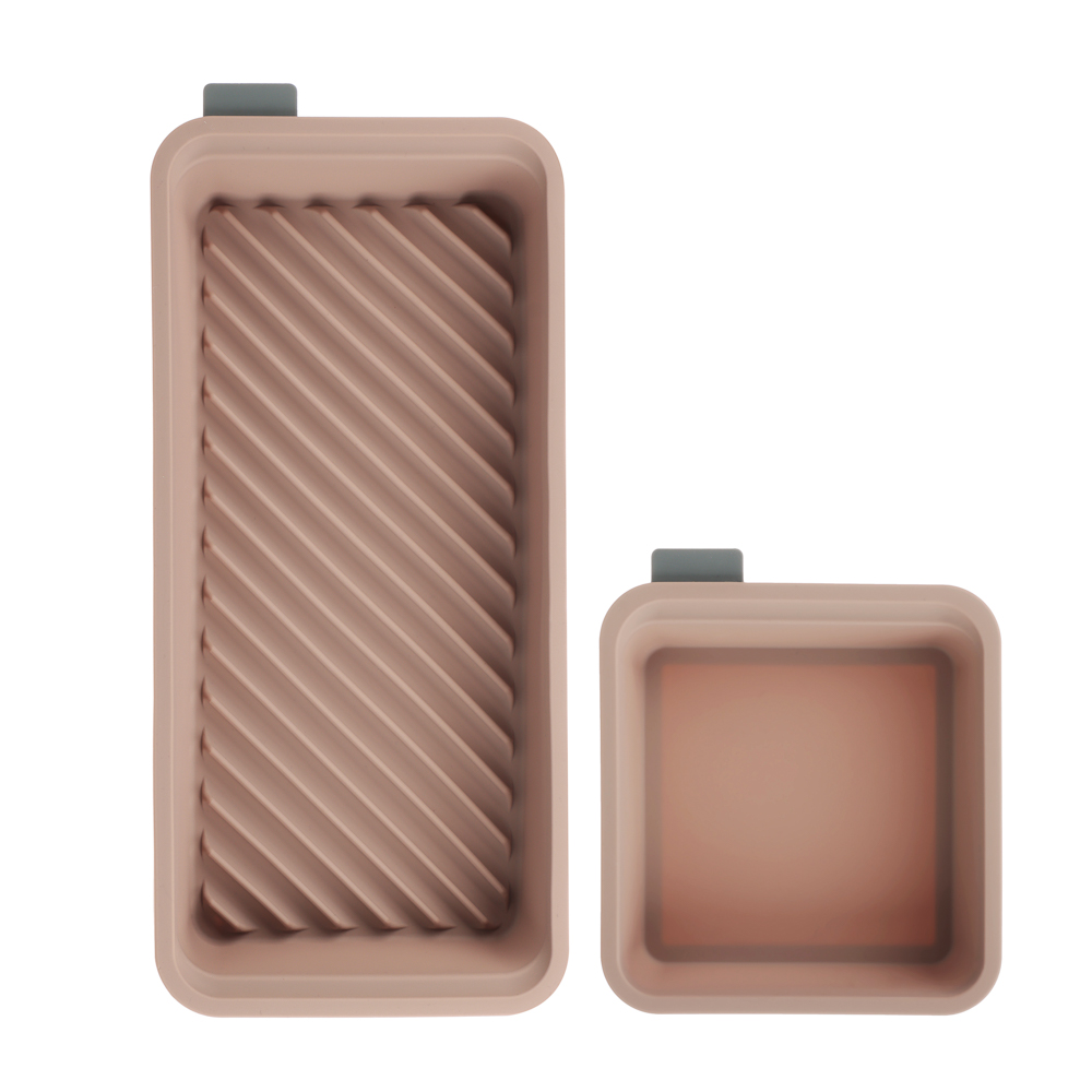 SATOSHI Набор форм для выпечки прямоугольных 2пр, 27,5х13х3,5см и 13,5х12,5х3,5 см, силикон - #6