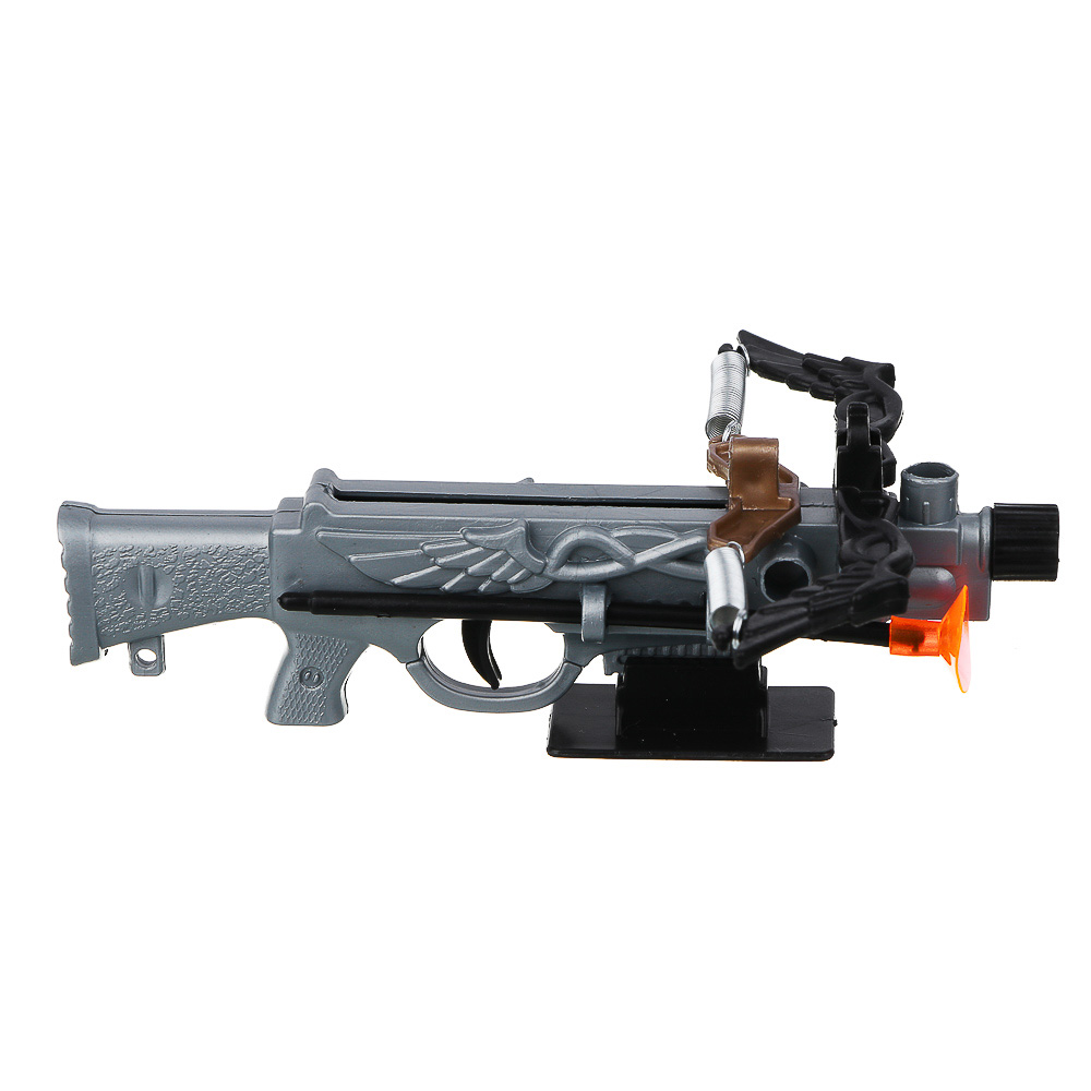 ИГРОЛЕНД Мини-арбалет на пружинах "Точный выстрел", 2 стрелы с присосками, PP, 14х5х18 см, 2 диз - #8