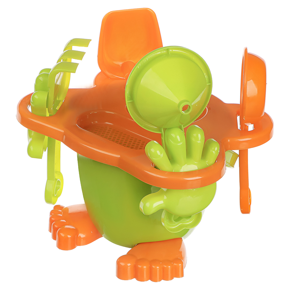 Набор для игры в песке "Дружок", ИГРОЛЕНД, 9 предметов, для детей 3+ - #15