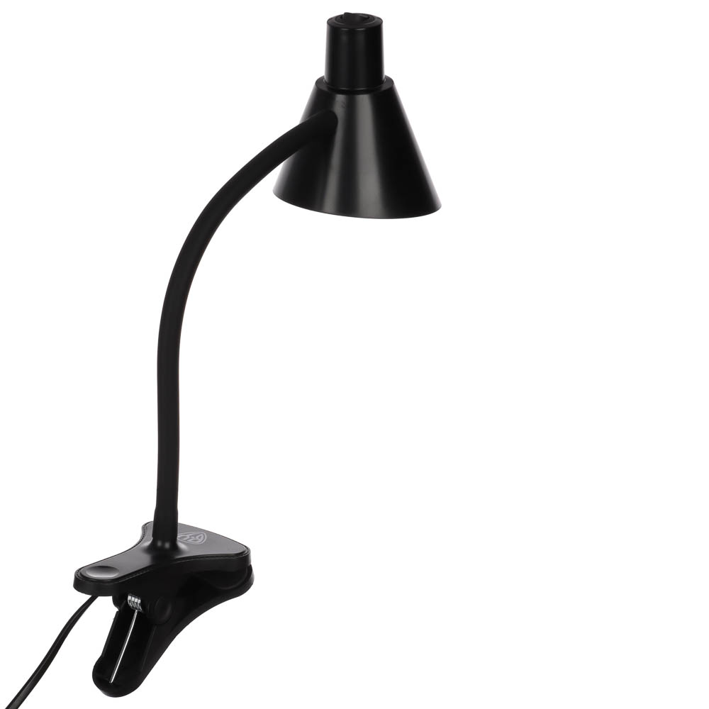 BY Светильник переносной настольный на прищепке, 230В, 5 Вт, 300Лм, металл, пластик, черный - #5