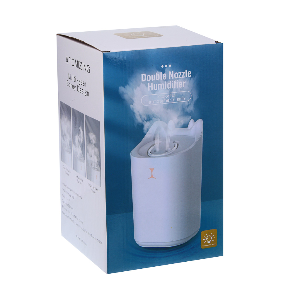 LEBEN Увлажнитель воздуха, 3,3л, 25x14x14см, питание от USB, 5Вт, белый - #12