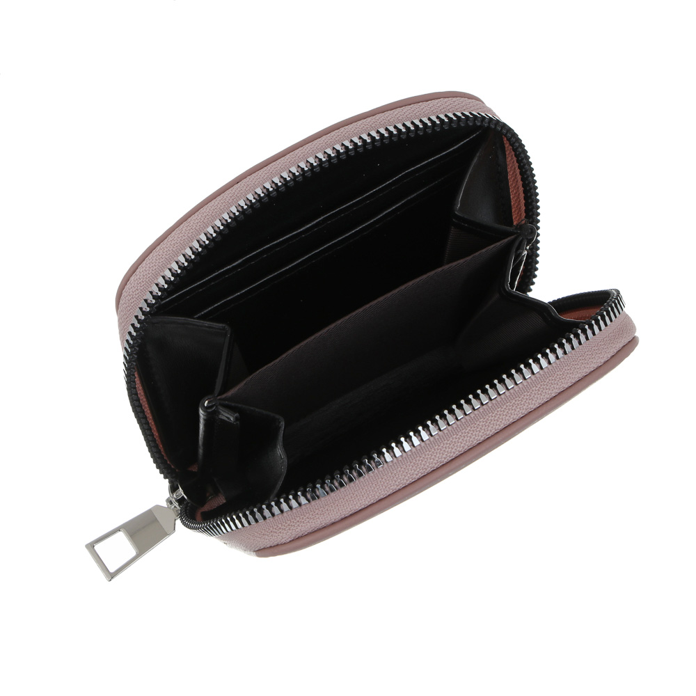 Кошелек для карт и купюр на молнии тм ЮL Miracle, ПУ, металл, 10,5х8,5х2см, 3 цвета, С508-1 - #4