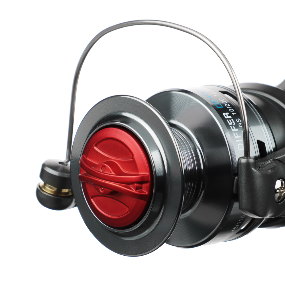 KAIDA Катушка Differ Red, 4000, 3+1, передний фрикцион, металл шпуля, доп. шпуля в компл. - #2