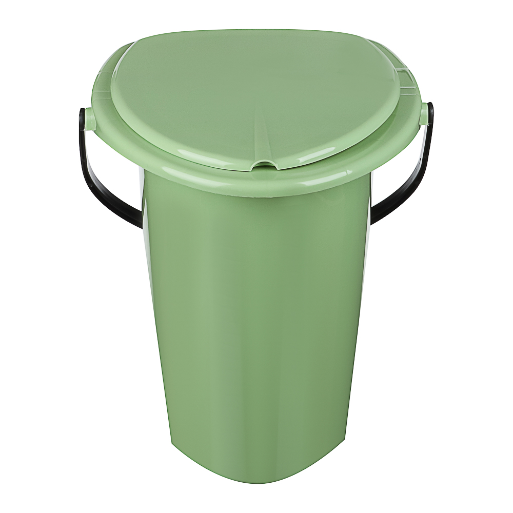 Ведро-туалет Smart Solution 17 л, пластик, оливковый - #4