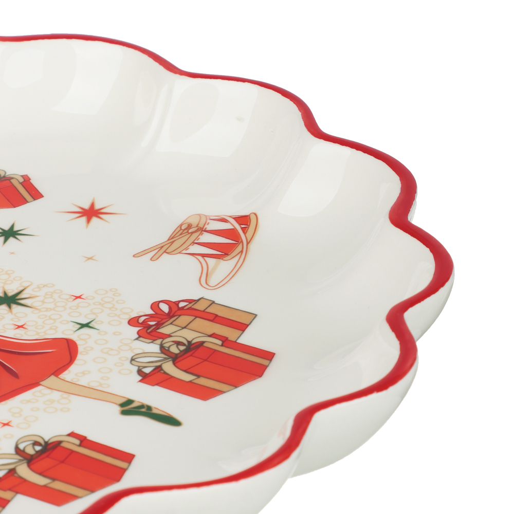 MILLIMI Щелкунчик Блюдо круглое, 25х25х3см, керамика - #3