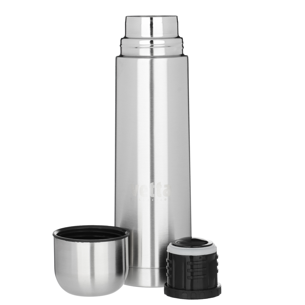 VETTA Термос 0,50л "Буллет" для напитков, серебристый, нержавеющая сталь - #5