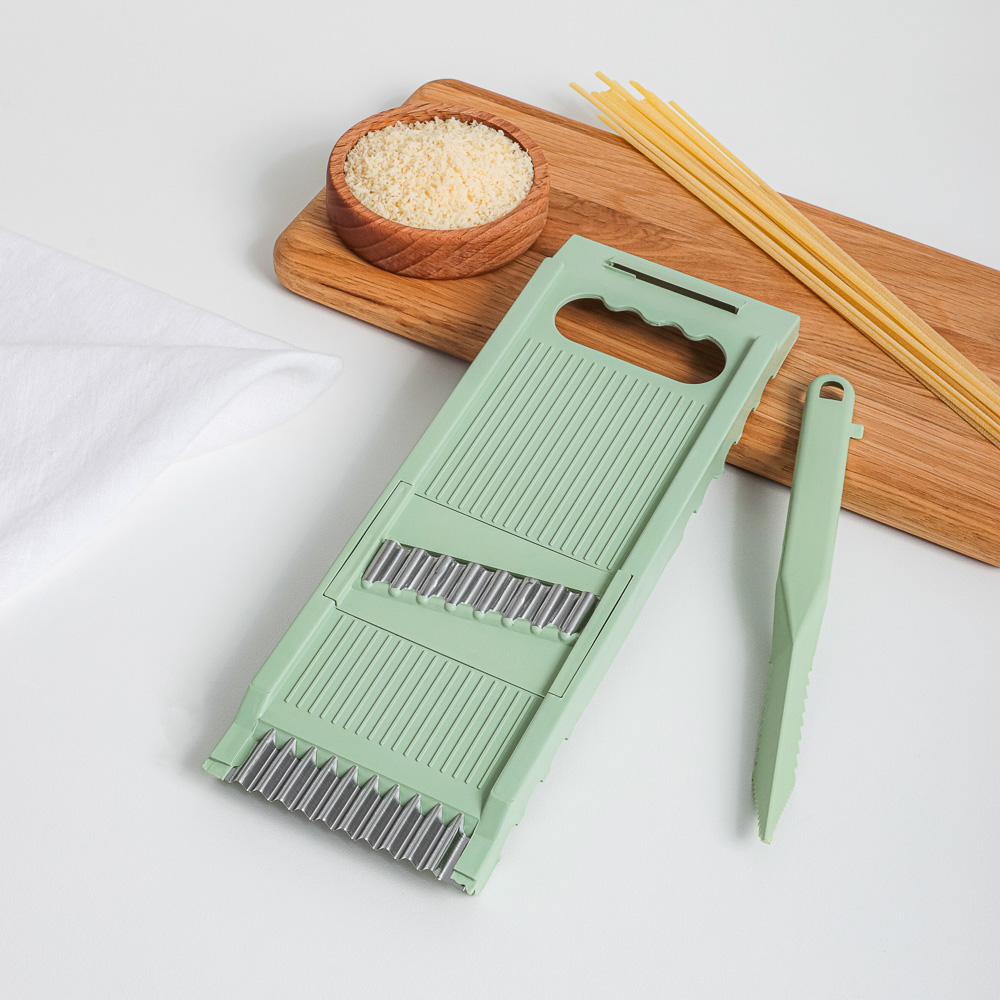 VETTA Терка многофункциональная со сменными лезвиями 25х8,5х2см, нерж.сталь, полипропилен, 7 пр - #10