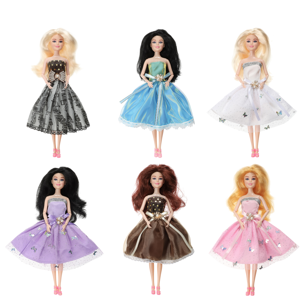 ИГРОЛЕНД Кукла нарядная 27 см, PP, PVC, 10х5х32,5 см, 6 диза - #1