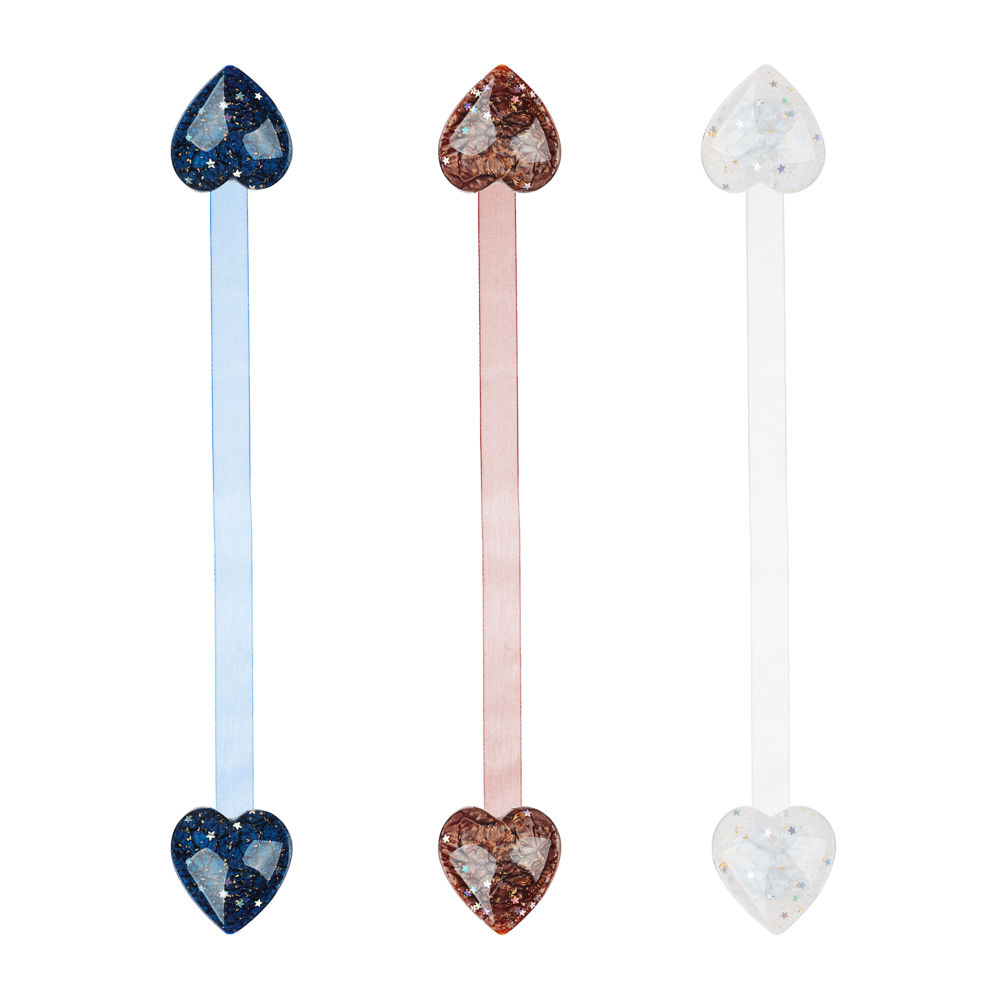 PROVANCE Подхват для штор магнитный 2-сторонний, "Сердце", 32см, d4см, 3 цвета - #2