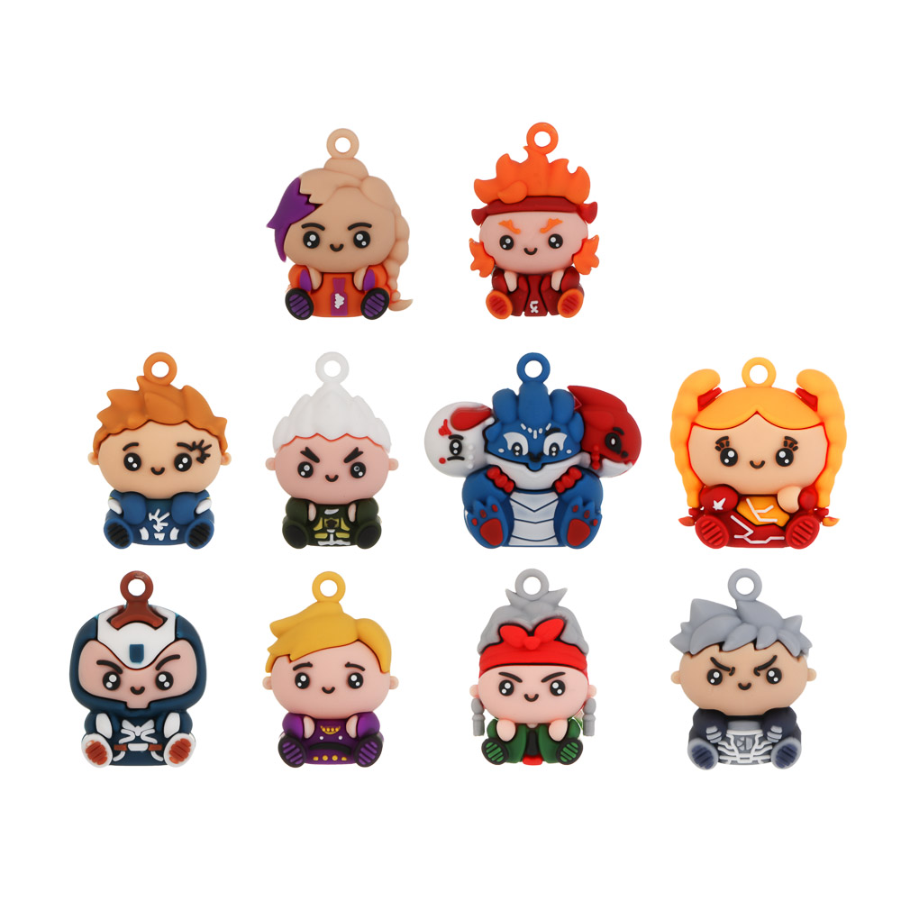 Брелок игрушка "Русские Супергерои", BY, ПВХ, 9х11см, 10 дизайнов - #2