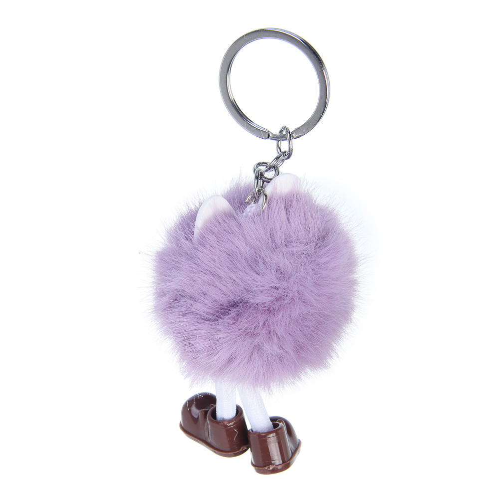 ИГРОЛЕНД Подвеска мягкая "Пушистик", до 10 см, полиэстер, иск. мех, 3 вида - #4