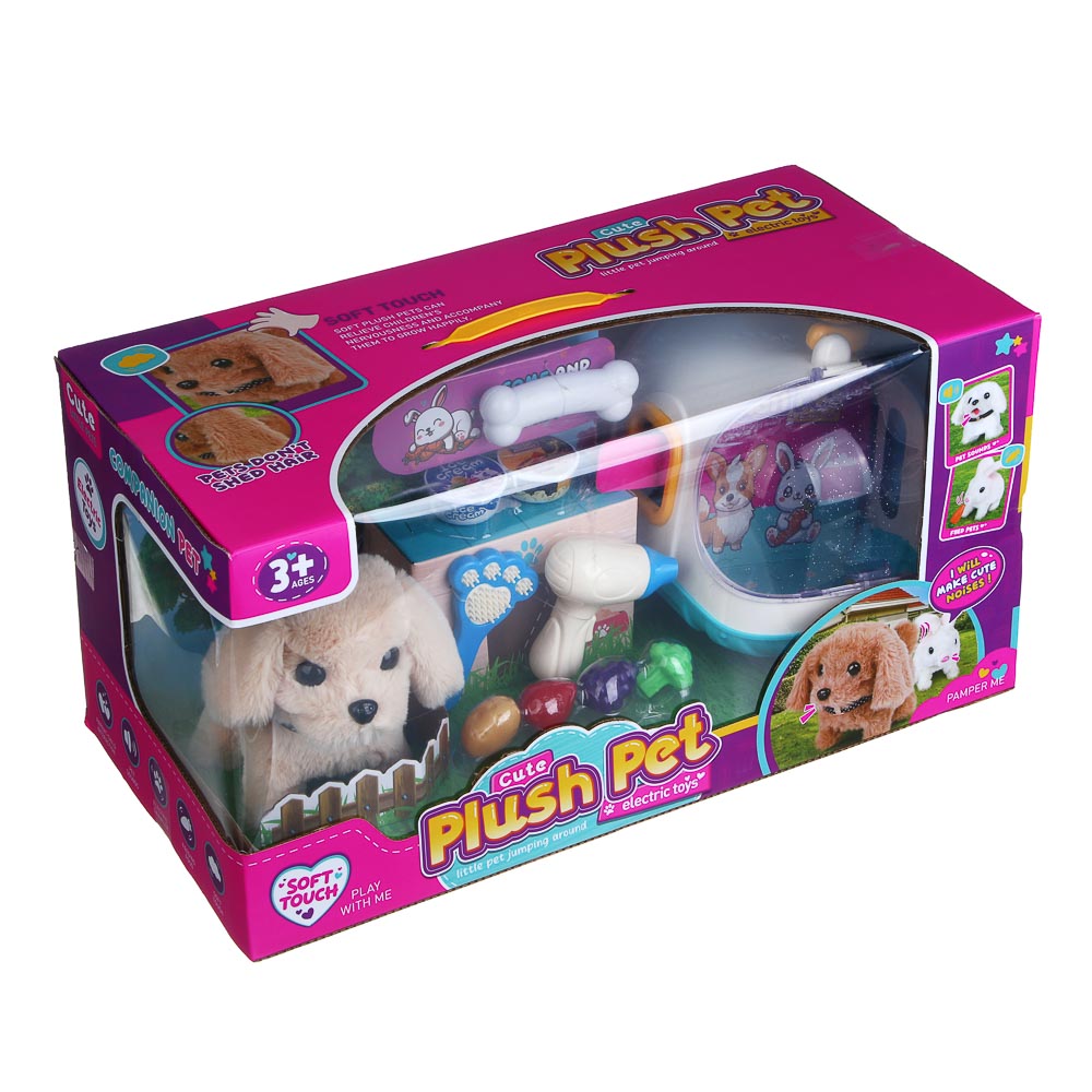 ИГРОЛЕНД Питомец интерактивный с акс, 2хАА, ABS, полиэстер, 47х24х23 см - #15