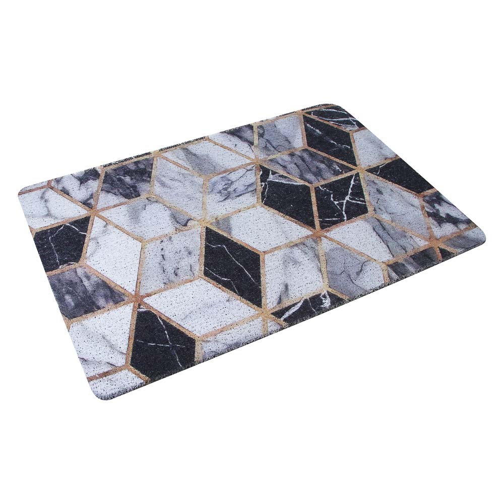 Коврик придверный тм VETTA Print, ПВХ, 44х74 см, 3 дизайна, резиновая подложка - #3