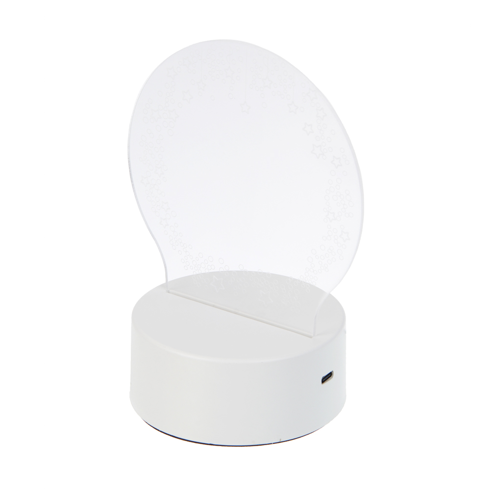 Светильник LED, 13x17x10 см, пластик, USB - #4