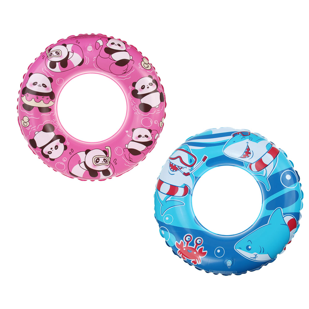 Круг надувной, тм BY SPORT, 53см, ПВХ, 0.15мм, 2 дизайна - #1