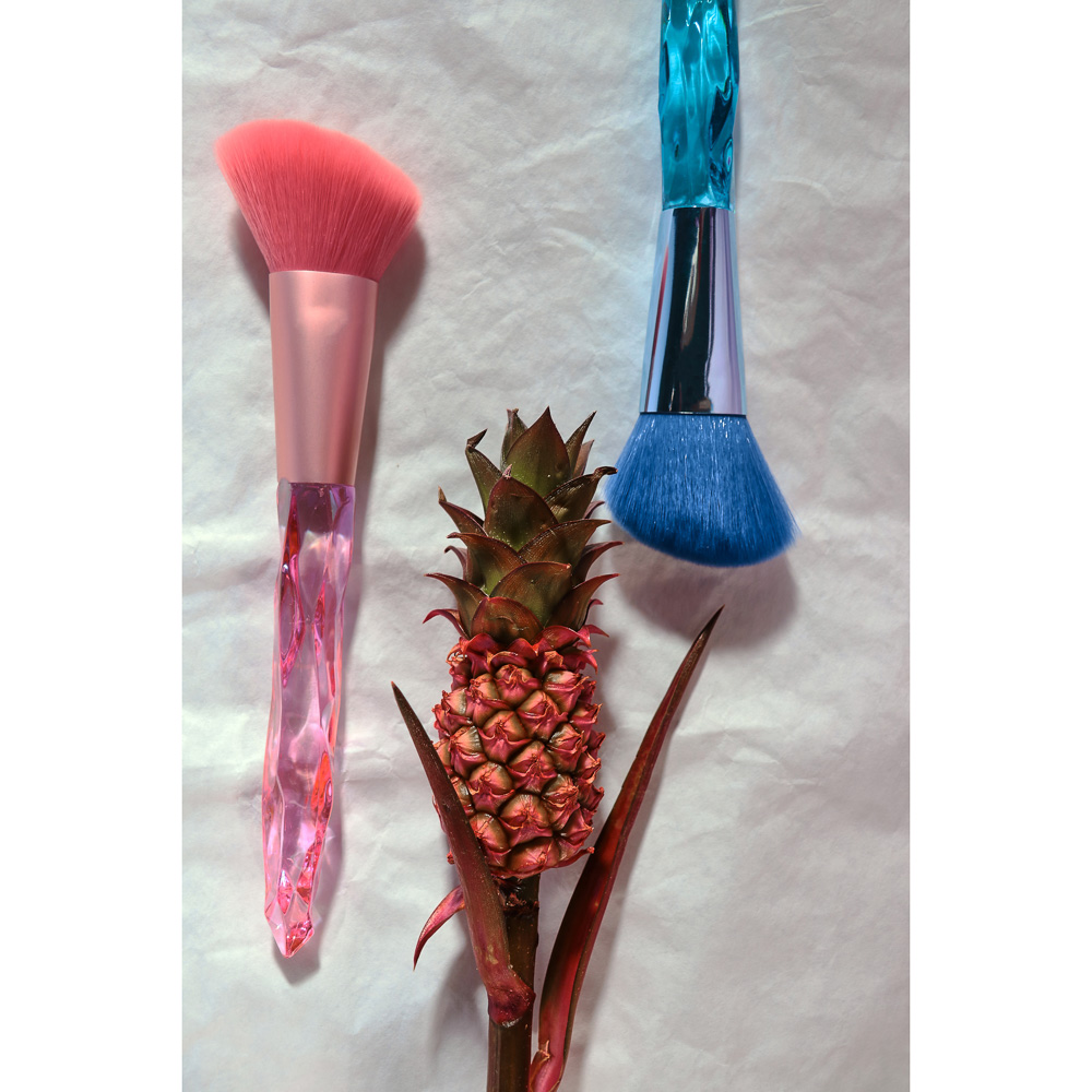 Кисть для румян или коррекции скул ЮниLook, ворс нейлон, 16,7 см, 1-2 дизайна - #5