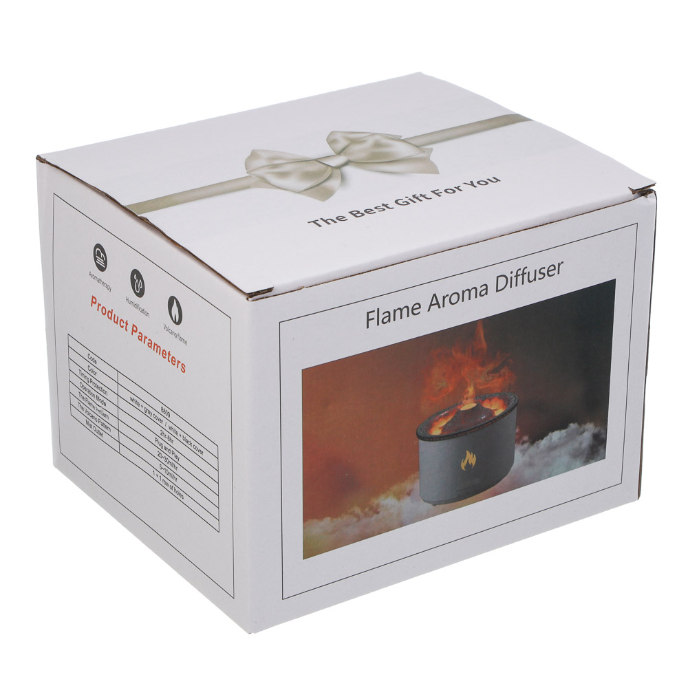 LEBEN Увлажнитель воздуха "Вулкан", 300мл, подсветка, 14x14x11см, 12Вт, 220в - #13