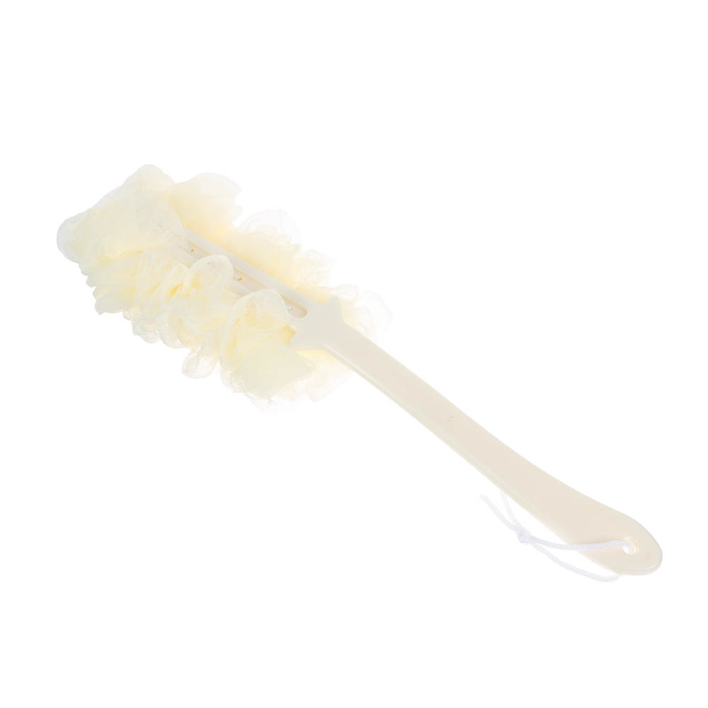 ЮL Мочалка банная с массажным эффектом с ручкой, полиэтилен, пластик, 41,5см, 3 цвета, МС24-05 - #12