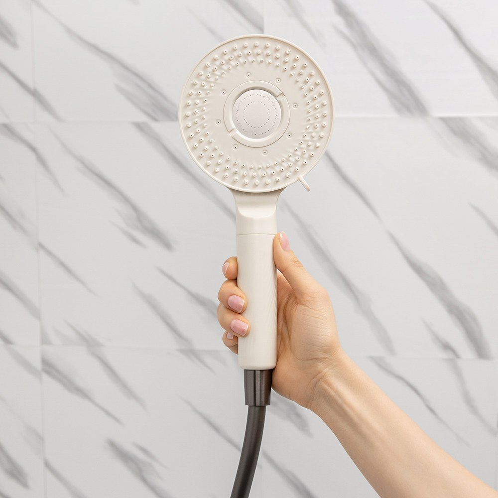 RAIN Лейка для душа, 5 режимов, 123мм, бежевый - #9