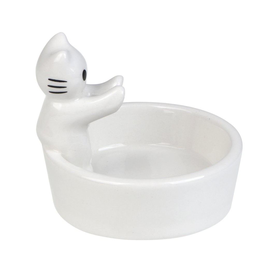 Подсвечник тм LADECOR "Котик", 7,5x7,5x7 см, доломит - #4