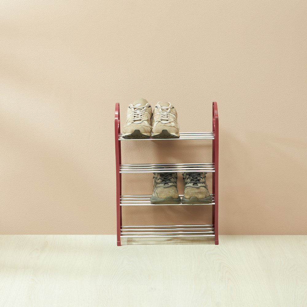 VETTA Этажерка для обуви "Принт", 4 яруса, 42x19x58см, металл, пластик - #7