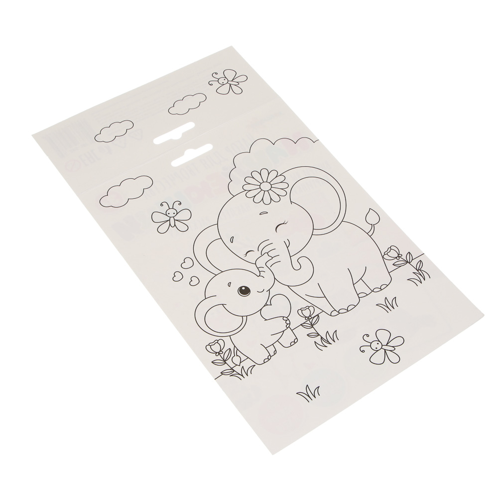 Набор для творчества "Наклеюшки", ХОББИХИТ, 2 картинки, картон, 15,2х21,4см - #6