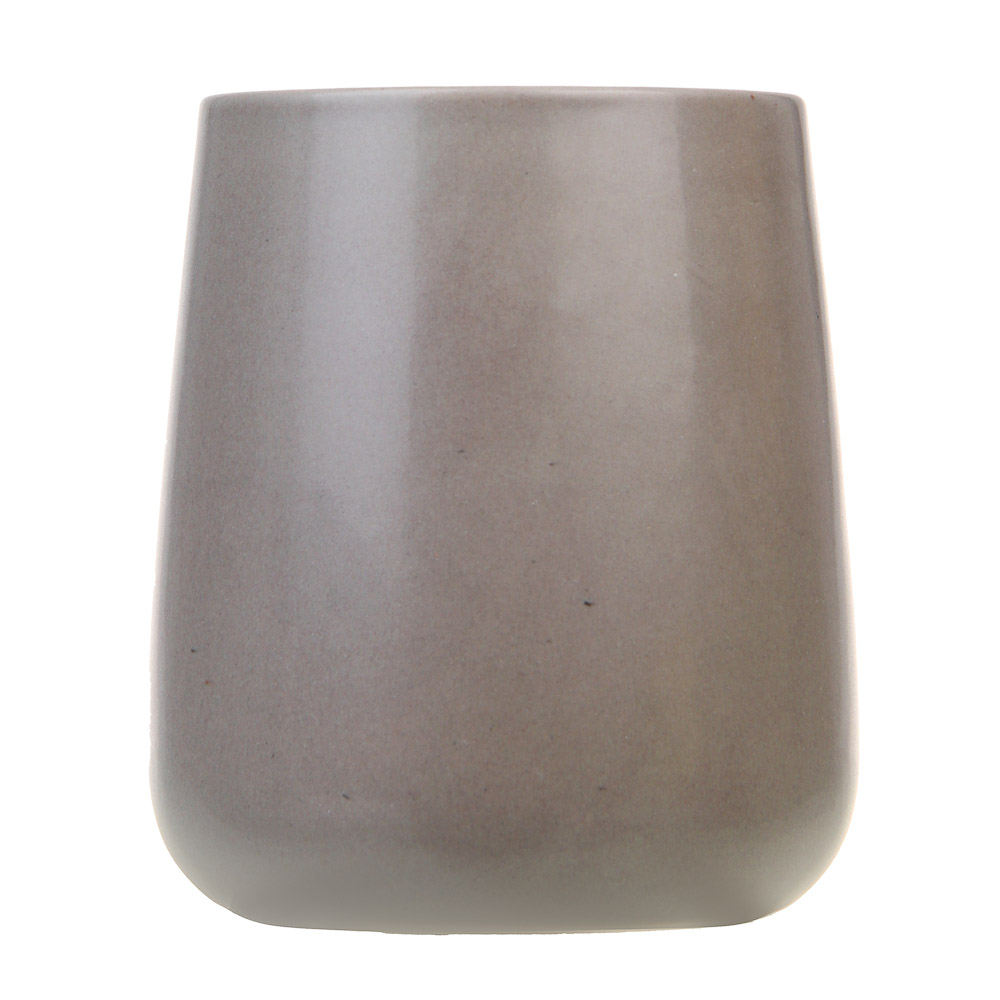 VETTA Стакан для ванной комнаты, 400 мл, 10,4x9x9 см, керамика, "Космос", мокко - #2