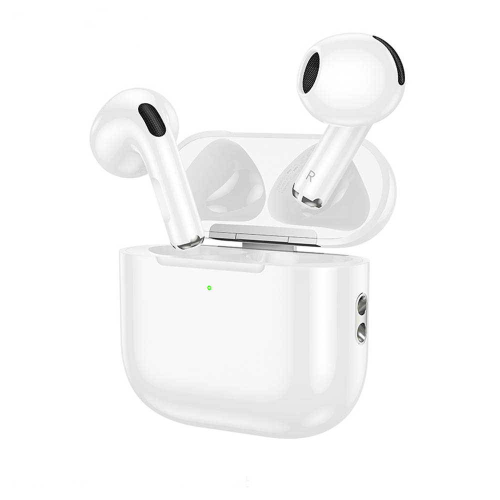 Наушники беспроводные TWS hoco. модель EW78, вкладыши, 300/30мАч, BT5.4, белый - #3
