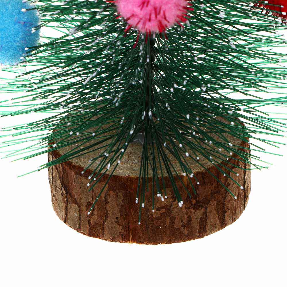 СНОУ БУМ Елка ершик, зеленая, 20 см, пластик, дерево, 26-54 - #3