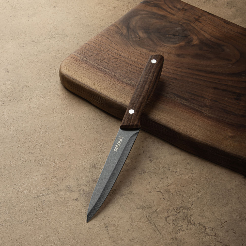 SATOSHI Меллер Нож кухонный универсальный 12,7см, нерж.сталь с антиналипающим покрытием - #7