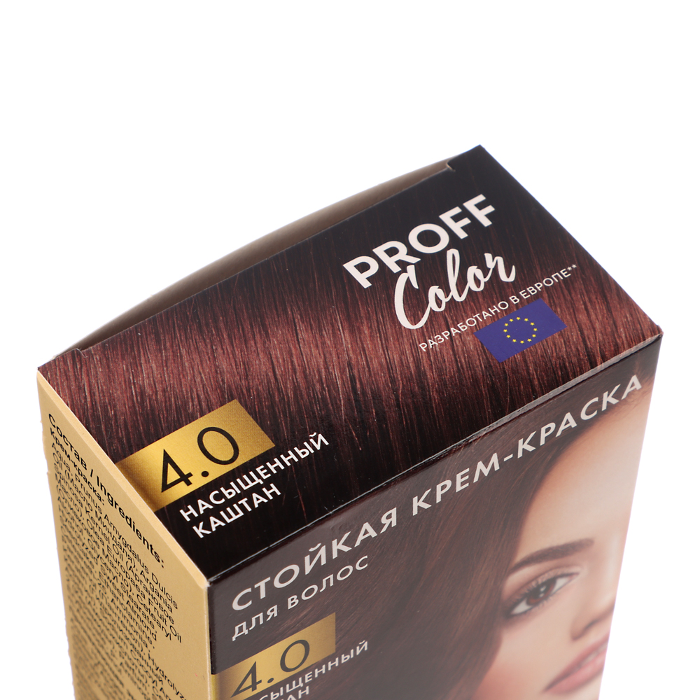 Краска для волос PROFF Color Насыщенный каштан, 115мл - #2