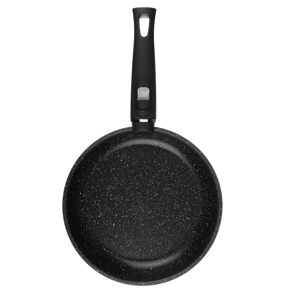 SATOSHI Нера Наб.пос. 4пр съемная ручка, ковш 1,3л, сковороды 20,24см, антиприг.мрамор, индукция - #3