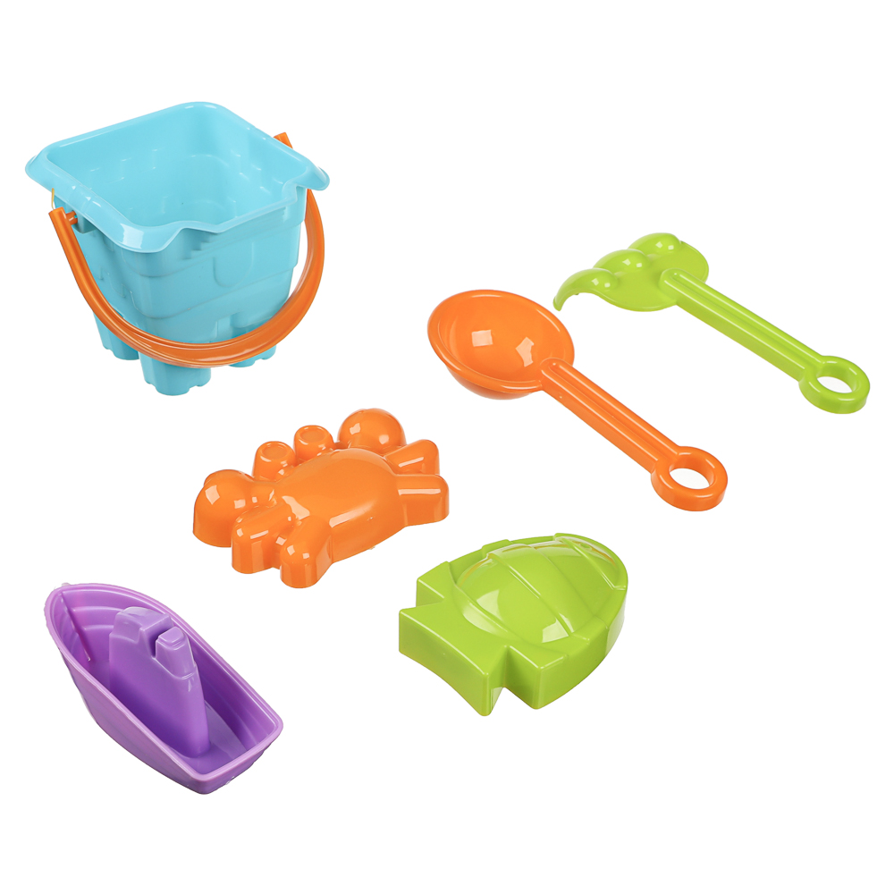 Набор для игры в песке, 6 предметов, ИГРОЛЕНД, для детей 3+ - #4