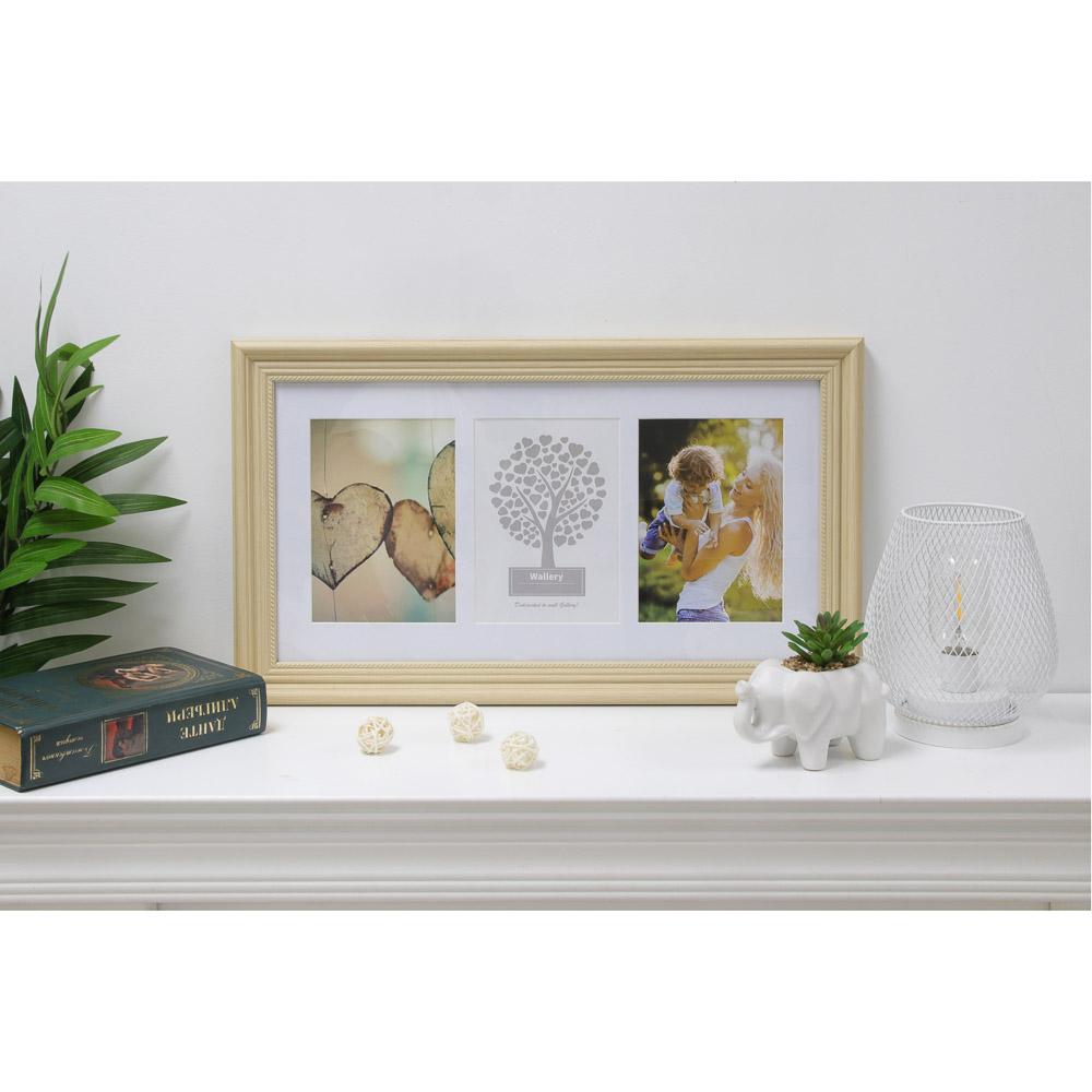 Фоторамка на 3 фотографии, размер фото 13х18 см, полистирол, арт.23-98 - #4