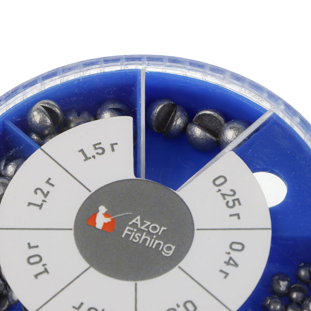 Набор грузил "Дробинка" тм AZOR FISHING, малый - #6