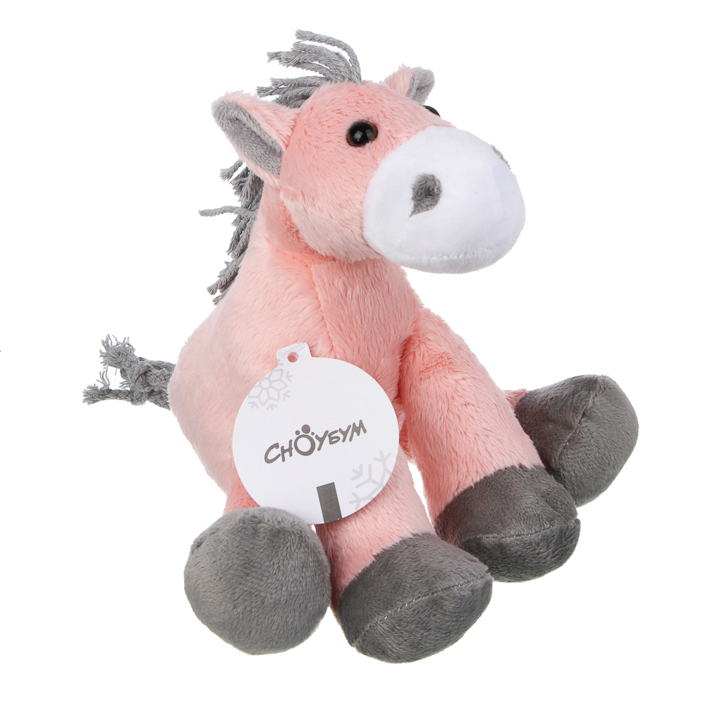 СНОУ БУМ Мягкий сувенир Лошадка 20x11x18 см, полиэстер - #8