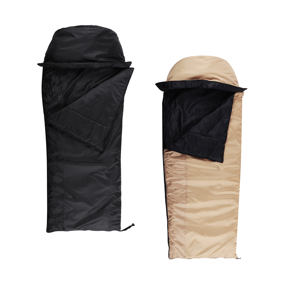 Спальный мешок, оксфорд 210D, 220x90см, до -20С, 3 цвета (черный, синий, бежевый) - #1