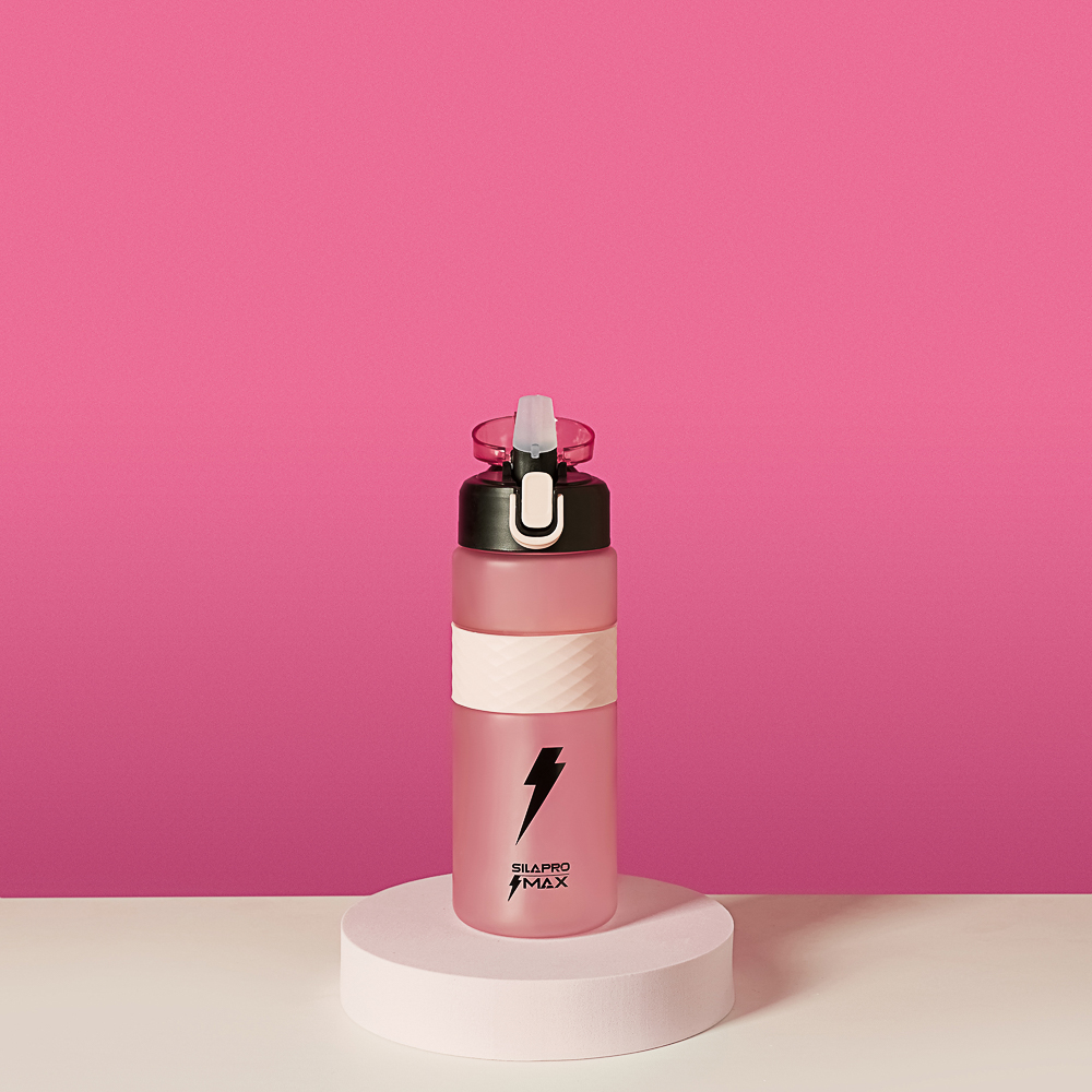 SILAPRO MAX Бутылка спортивная с замком, LOTUS, 700мл, PC - #15