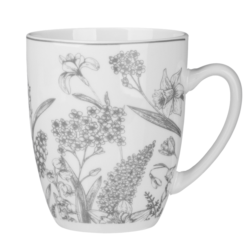 Кружка 350мл, тм MILLIMI, Мидоу, фарфор - #1