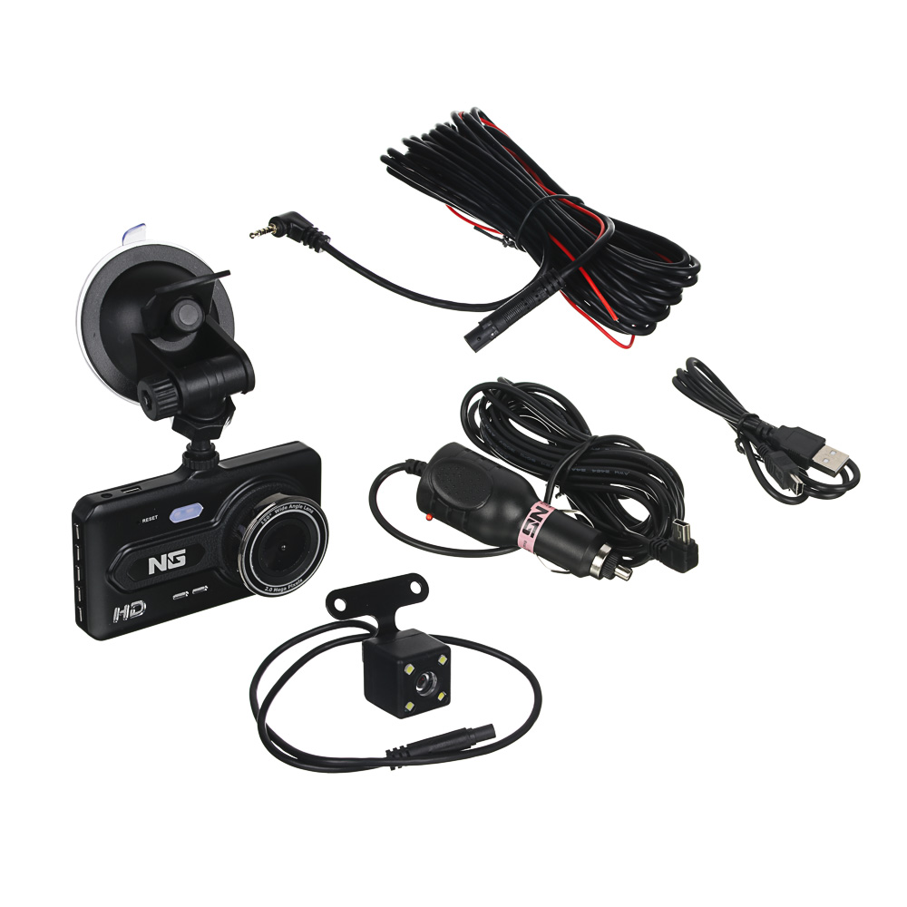 Видеорегистратор NG, Full HD с 2 камерами - #3