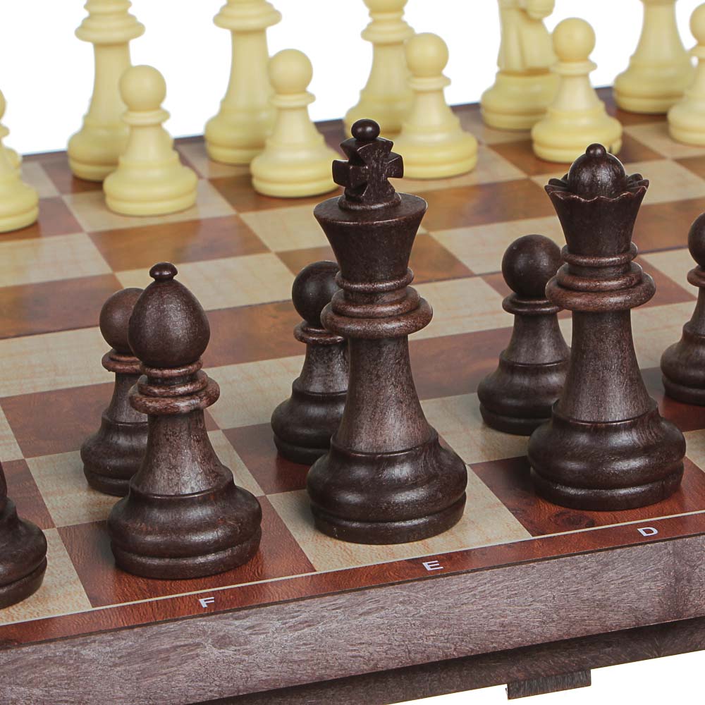 LDGames Набор игр 2 в 1 (шахматы, шашки) 31,5х32см, пластик - #3