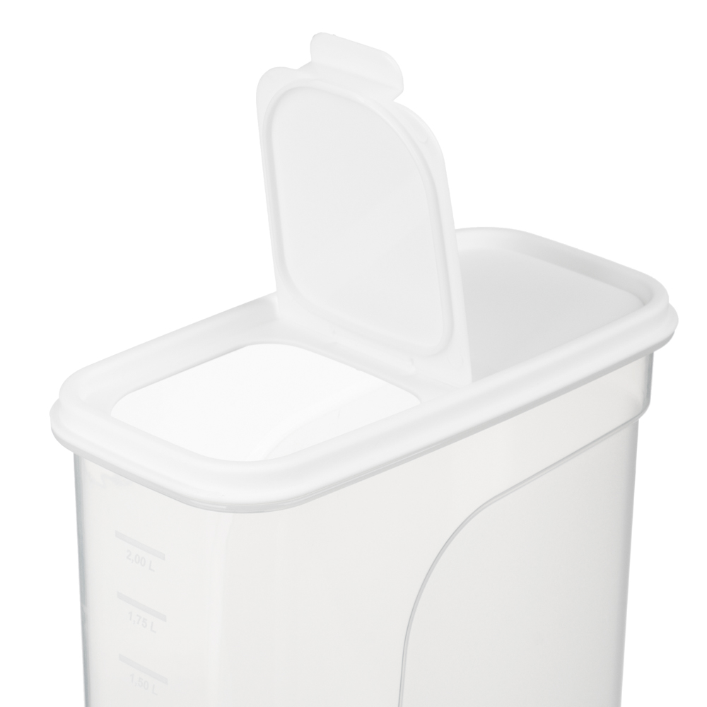 Банка для сыпучих продуктов МАШ прямоугольный 2,4л, пластик - #3