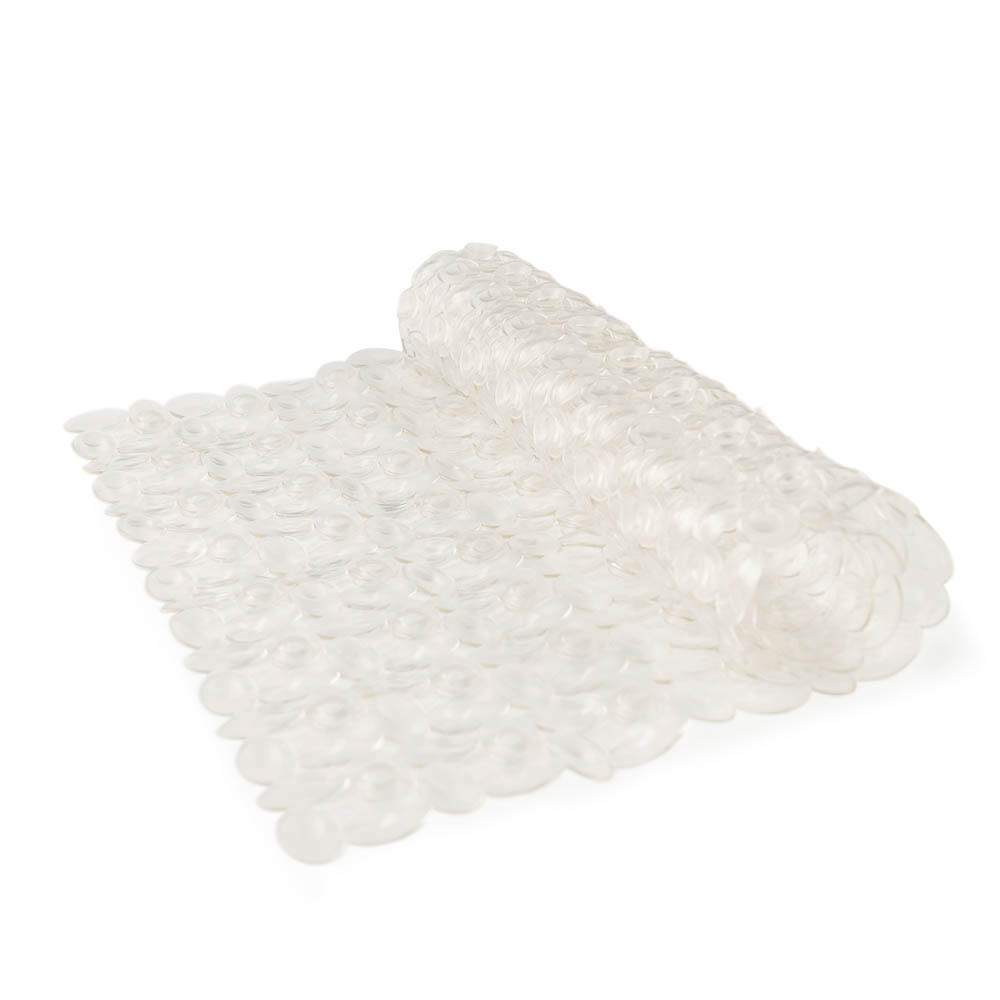 Коврик противоскользящий в ванную "Мозайка" 67см*38см, прозрачный - #2